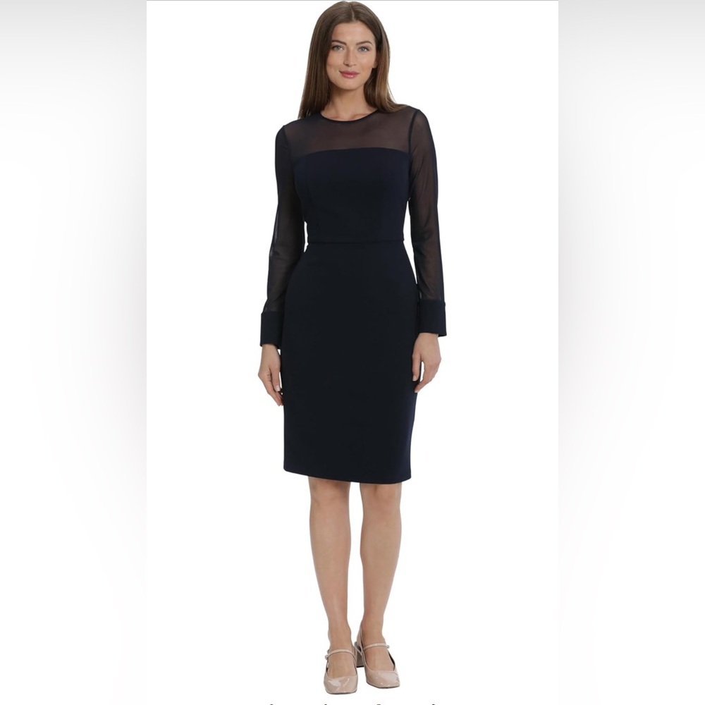 Maggy London Women's Illusion Dress Occasion Event Party Holiday Cocktail